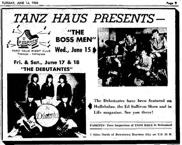 Tanz Haus (Tanz Haus Club, TanzHaus) - June 1966 Ad